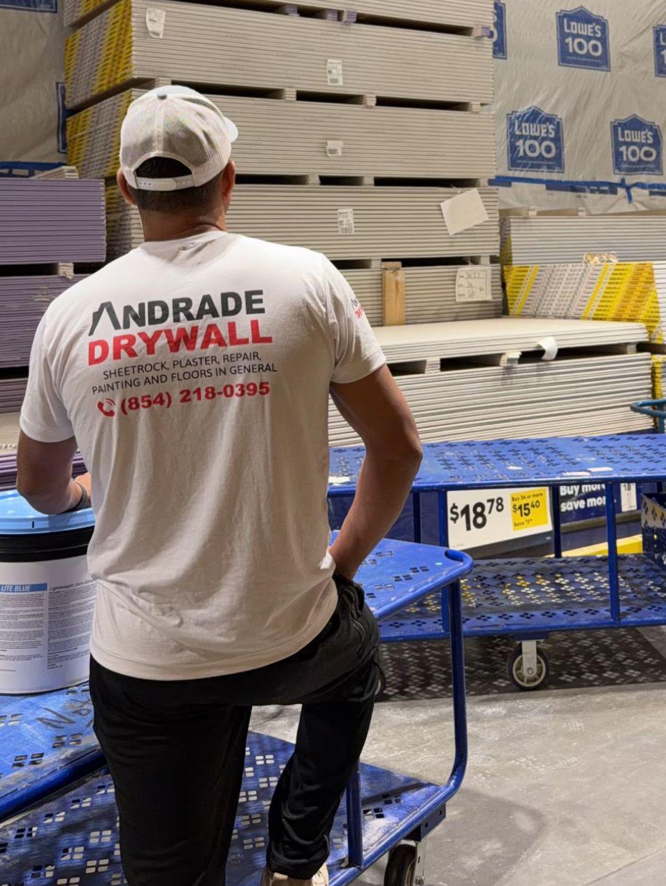 Andrade Drywall at work